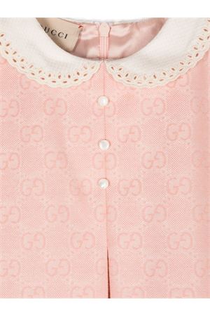 abito in cotone rosa GUCCI KIDS | 788021ZAQFK5331